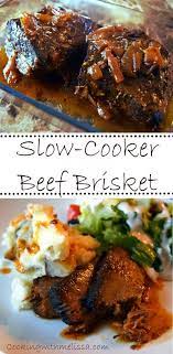 Slow Cooker Beef Brisket One Step Brisket Recipe Anyone Can Make This Slow Cooker Beef Slow Cooker Recipes Beef Healthy Beef Recipes