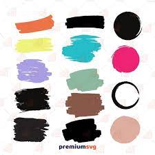 About brush stroke background sublimation svg graphic. Colorful Brush Stroke Svg Paint Brushes Clipart Premium Svg