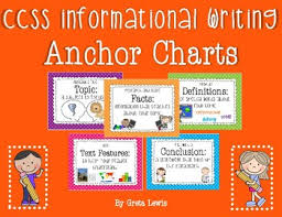 Informational Writing Anchor Chart Worksheets Teaching