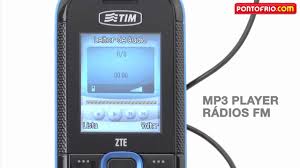 Celular Desbloqueado TIM ZTE R221 Preto ...