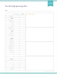 Monthly Spending Plan Printable Emily Ley Printable Planner Pages Profitable Small Business Ideas How To Plan