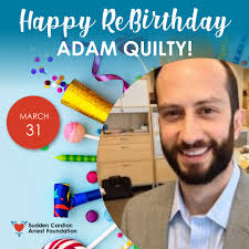 🎉 Happy Re-Birthday, Adam Quilty! 🎉 We hope you have a great and safe  re-birthday celebration with your loved ones! We LOVE celebrating  re-birthdays. If you or a loved one would like