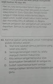 Oct 08, 2019 · penyelesaian : Kalimat Ajakan Yang Tepat Untuk Melengkapi Pidato Twrsebut Adalah Brainly Co Id