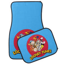 Looney Tunes Character Logo Car Mat Zazzle Com Looney Tunes Characters Looney Car Mats