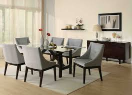 Captivating Dining Room Design Presenting Rectangle Glass Dining Table With Dark Va Dining Room Table Set Glass Dining Room Table Contemporary Dining Room Sets