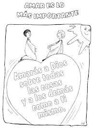 La biblia de la religión cristiana. Imagen Biblica Amar Es Lo Mas Importante Para Colorear Lecciones De Biblia Para Preescolar Escuela Dominical Actividades De La Escuela Dominical