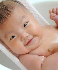 Consider closing the bathroom door when you give your baby a bath. Baby S First Bath How To Bathe A Newborn
