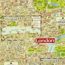 Die city of london ist ein stadtteil von london, der offiziell einen eigenen stadtstatus hat und als einziger teil der metropole nicht karte. Dekostoff Canvas Ottoman London Stadtplan 1 40m Breite Meine Gardinen De Der Gardinen Spezialshop Von Schoner Leben