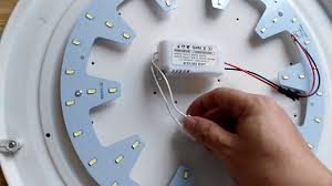 Just because you don't have a place for the ground wire doesn't mean that. 24w Led Ceiling Light Diy Install Youtube