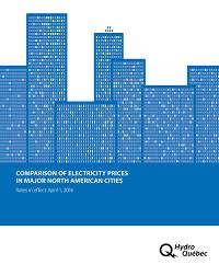 Comparison Of Electricity Prices In Major North American