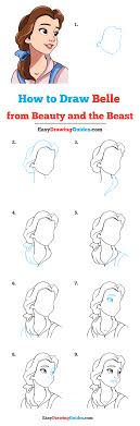 There are easy pictures to draw everywhere you look. How To Draw Belle From Beauty And The Beast Really Easy Drawing Tutorial