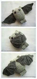 Amigurumi Bat Free Knitting Pattern And Paid Easy Knitting Knitting Patterns Free Free Knitting