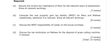 Bank need to make sure your fees are up to date. 3 On 15 May 2015 Mary Purchased A House In Semen Chegg Com
