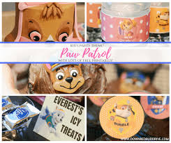 Last weekend my baby turned three! Paw Patrol Party Theme Lots Of Free Themed Printables