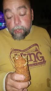 Red and green chilli eggrolls for Christmas