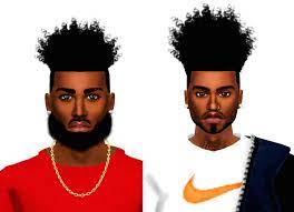 Devcurls Hightop Short And Tall Hair Sims 4 Curly Hair Sims 4 Afro Hair Sims 4 Hair Male