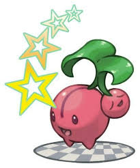 When it is about to evolve, the second head starts to wilt. 420 Cherubi Pokemon Pokedex Pokemon Art Pokemon