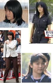 上 細くて小顔の眞子様 下 ゴツいデカ顔ニセマコ 右側 どちらも15才 左側 どちらも16才 同じ年齢でこんなに身体つきが違っていました 内親王 顔 華族