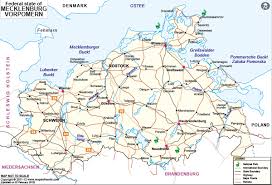The white sandy beaches of the baltic sea coast and the more than 1,000 lakes magically attract vacationers. Mecklenburg Vorpommern Map Map Of Mecklenburg Vorpommern Germany