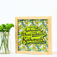 Sakinah Mawaddah Wa Rahmah Apr16 06 Mencari Kado Pernikahan Yang Tidak Biasa Hiasan Dinding Ini Bisa Menjadi Solusinya Selai Hiasan Dinding Pernikahan