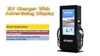 EV Charger With Advertising Display