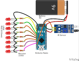 The nano is inbuilt with the atmega328p. Persistence Of Vision Pov Display Using Arduino Arduino Project Hub