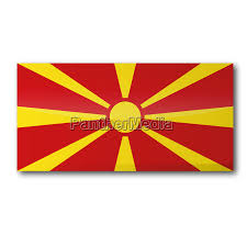 Die heutige flagge nordmazedoniens wurde 1995 angenommen, nachdem das benachbarte griechenland gegen die verwendung des sterns von vergina in der flagge von 1992 protest eingelegt hatte. Flagge Mazedonien Lizenzfreies Bild 8240783 Bildagentur Panthermedia