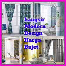 Rumah kayu boleh dikatakan memeluk konsep semulajadi yang asli. Langsir Semi Blackout Corak Moden Langsir Pintu Langsir Bilik Budak Langsir Tingkap Door Window Curtain Langsir Murah Shopee Malaysia