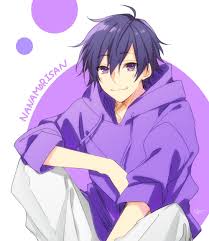Pin By Zero On Anime Boy Anime Purple Hair Cute Anime Boy Cute Anime Guys