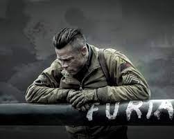 People, vehicle, weapon, movies, soldier, military, army, marines, world war ii, brad pitt, fury movie, jon bernthal, fury, shia labeouf, logan lerman, michael pe a, reconnaissance. Desktop Wallpaper Brad Pitt In Fury 2014 Movie Hd Image Picture Background Pkw2it