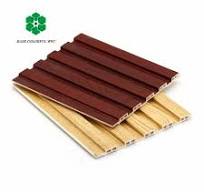 3D Groove Grain Wood Sheet Interior PVC Board Indoor Waterproof WPC Wall  Panel