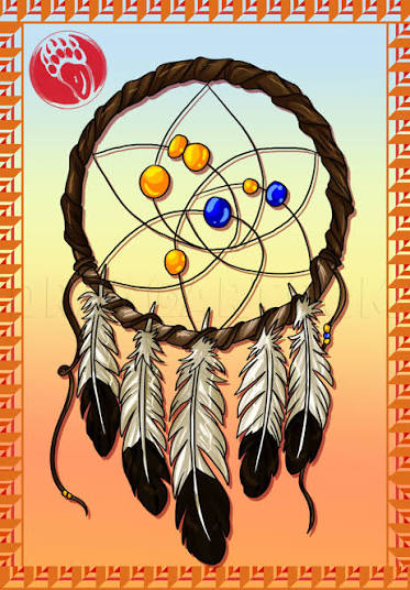 How To Draw A Dreamcatcher, Drawing, Step by Step, by Dawn - DragoArt