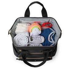 Skip Hop Mainframe Wide Open Diaper Backpack Black Diaper Backpack Diaper Bag Backpack Diaper Bag