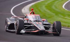Grand prix of indianapolis (road course). Power Paces Opening Practice In Heavy Traffic At Indy