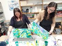 Acrylic Pour Painting Night