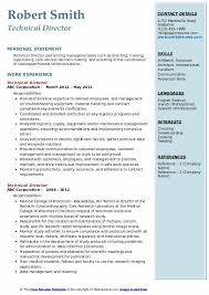 Choose an attractive resume font that's easy to read.; Technical Director Resume Samples Qwikresume