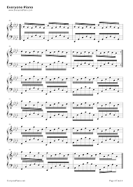 Nuvole Bianche Ludovico Einaudi Stave Preview Piano Sheet Music Sheet Music Music Stand