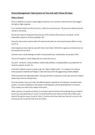 But nagging him for not being a good shopping partner is just too much. Stress Management Control Your Life With These 24 Steps