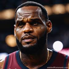 photo of lebron james as a standard sized and shape lego minifigure Prompts 