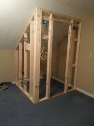 Build Closet With Angled Ceiling See All Photos For This Project Angled Ceilings Attic Remodel Attic Rooms