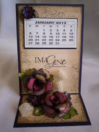 imagine calender calendar craft diy calendar handmade card making