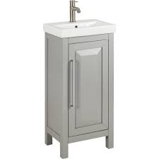 The door opens with a fluid motion, does not whine or creak and can endure moderate stress. Hardware Resources Van100 18 T Jeffrey Alexander Cade Contempo 18 Inch Vanity In Grey