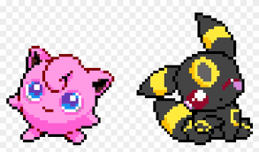 In this map, we have built a lot of thing about pokémon ; Pokemon Pixel Art Pixel Art Pokemon Umbreon Clipart 3370210 Pikpng