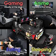 this gaming bed doubles as a home office so you may never need to leave your bedroom again gaming bed video game room design game room design