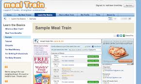 Website Meal Train Meal Train Screen Shot Using Mealtrain Com Is A Way To Network People Wanting To Help Out Fri Meal Train Recipes Donation Request Meals
