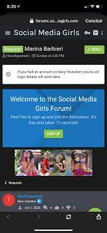 Forum social media girs