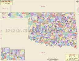 In online advertising zip code targeting is the geographical targeting of advertisements based on the visitors zip code. Oklahoma Zip Code Map Oklahoma Postal Code