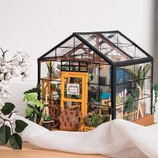 A materials list, construction steps, and building tips are all included in this free greenhouse plan from the door garden. Robotime Rolife Diy Miniature Greenhouse Kit Cathy S Flower House Dg104