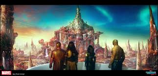 That and yet, the movie version of the *guardians of the galaxy *property has very little kirby in it. Sebastian Meyer Guardians Of The Galaxy 2 Ego Planet Concept Art