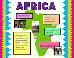 The slideshow is both modern and practical, and you can easily add or duplicate pages. Make A Poster About Africa School Project Poster Ideas
